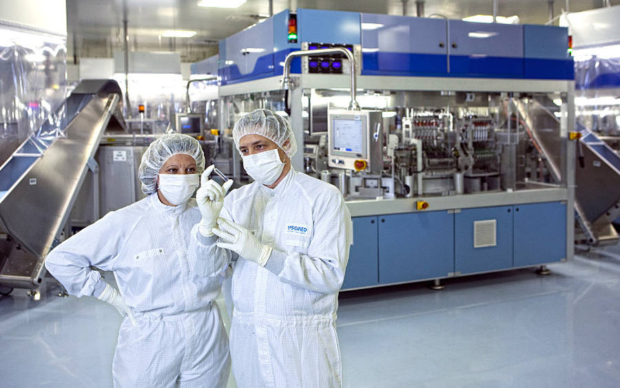 Ein Blick in das Produktionswerk in Solothurn