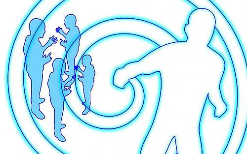 Soziales Netzwerk, Bildquelle: Gerd Altmann/Shapes: Graphicxtras/pixelio.de 