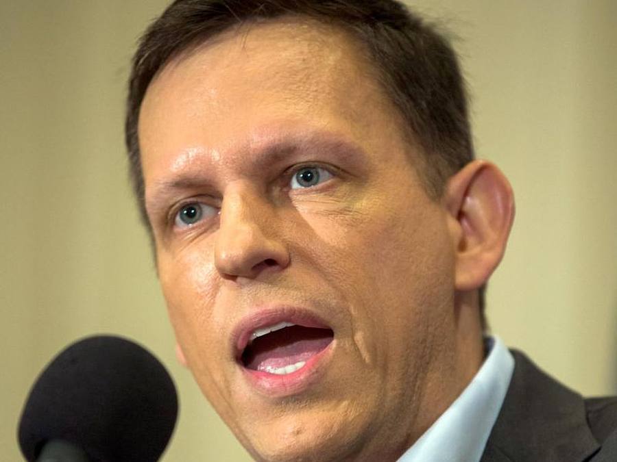 Der Paypal-Gründer und Risikokapitalgeber, Peter Thiel. Foto: Jim Lo Scalzo/EPA