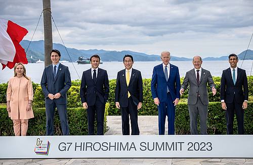 Die Staats- und Regierungschef der G7