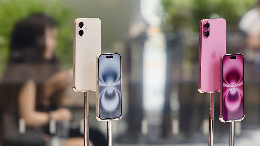 iPhones im Schaufenster