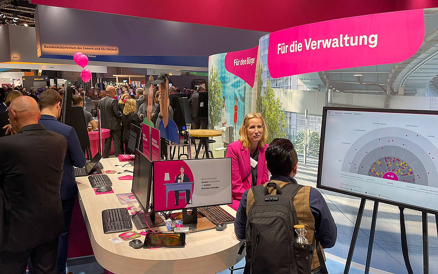 Messe-Stand Telekom SCCON