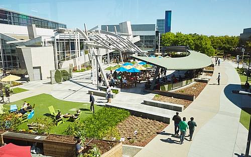 Der Google Campus in Mountain View