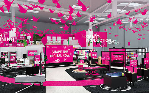 Telekom auf der Hannover Messe 2018