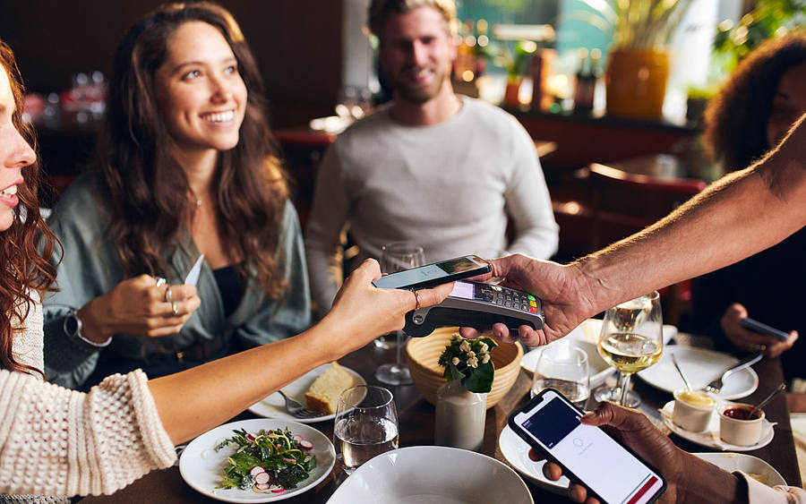 Kontaktlose Bezahlung in der Gastronomie