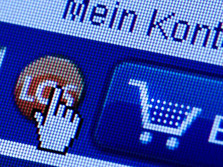 Das typische Warenkorb-Symbol auf der Webseite eines Online-Shops. Foto: Arno Burgi