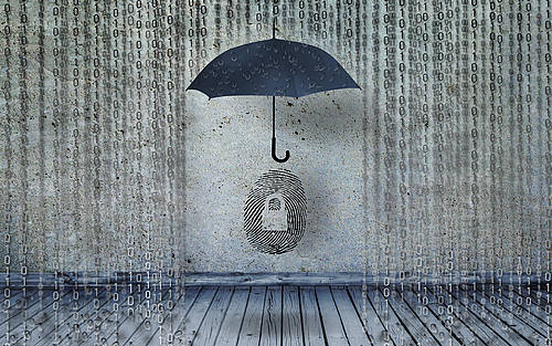 Regenschirm schützt vor Datenangriff