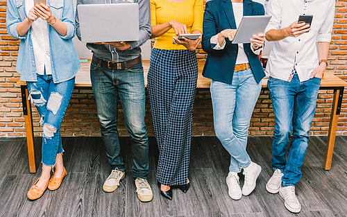 Networking bei jungen Angestellten