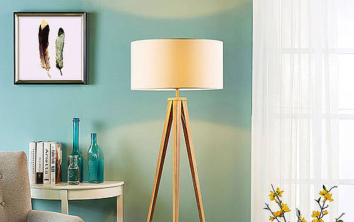 Sitzeecke mit Lampe