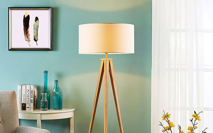Sitzeecke mit Lampe