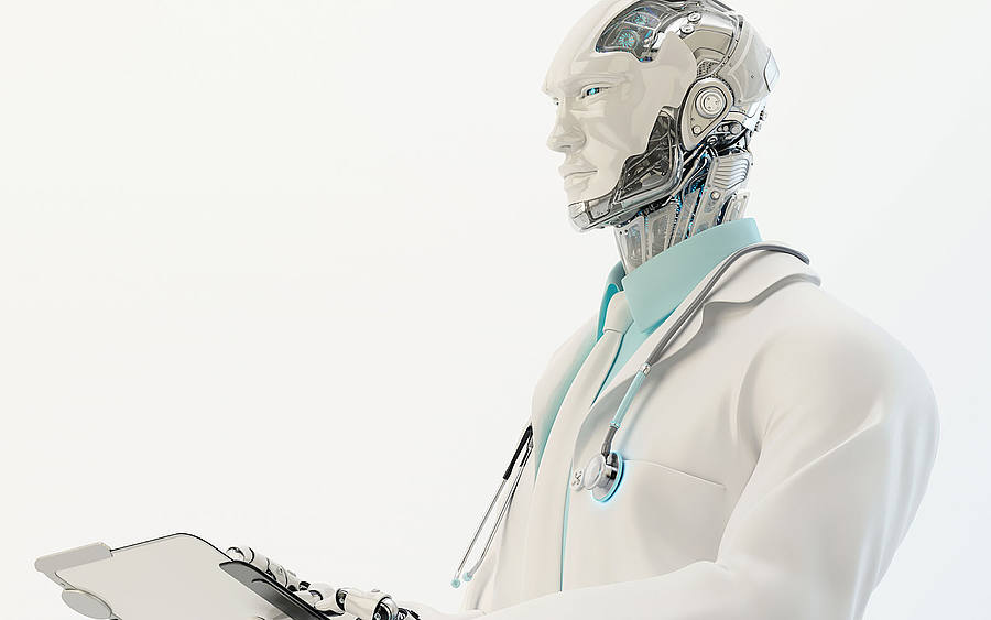 Intelligente, eigenständig arbeitende Roboter in der Medizinbranche sind noch Zukunftsmusik.