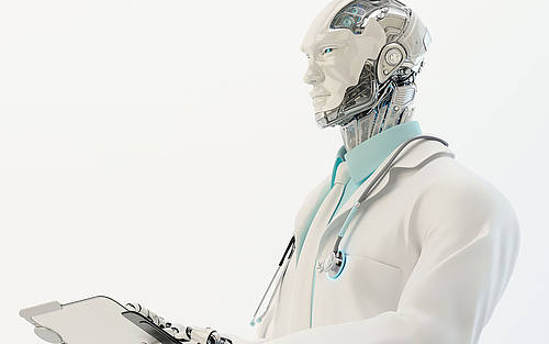 Intelligente, eigenständig arbeitende Roboter in der Medizinbranche sind noch Zukunftsmusik.