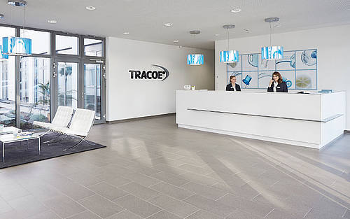 Eingangsbereich von Tracoe Medical