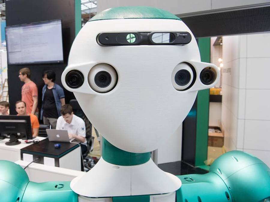 Ein Roboter vom KIT Karlsruher Institut für Technologie