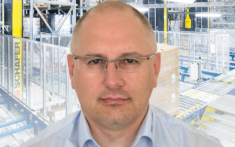 Dimitry Ellin, Head of Pre-Sales bei SSI Schäfer