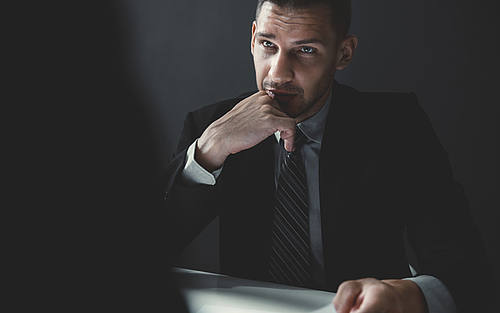 Personaler beim Bewerbungsgespräch