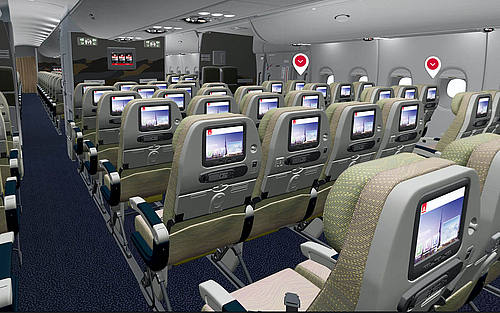 360-Grad-Blick im virtuellen Flugzeug