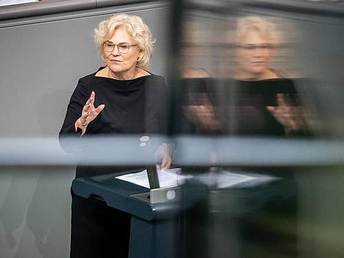 Bundesjustizministerin Christine Lambrecht. Foto: Michael Kappeler/dpa