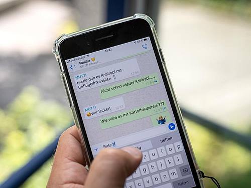 Chatverlauf bei Whatsapp ((Foto: Sina Schuldt))