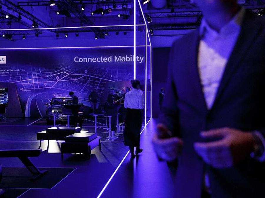 Siemens-Stand auf der IFA in Berlin. Foto: Carsten Koall