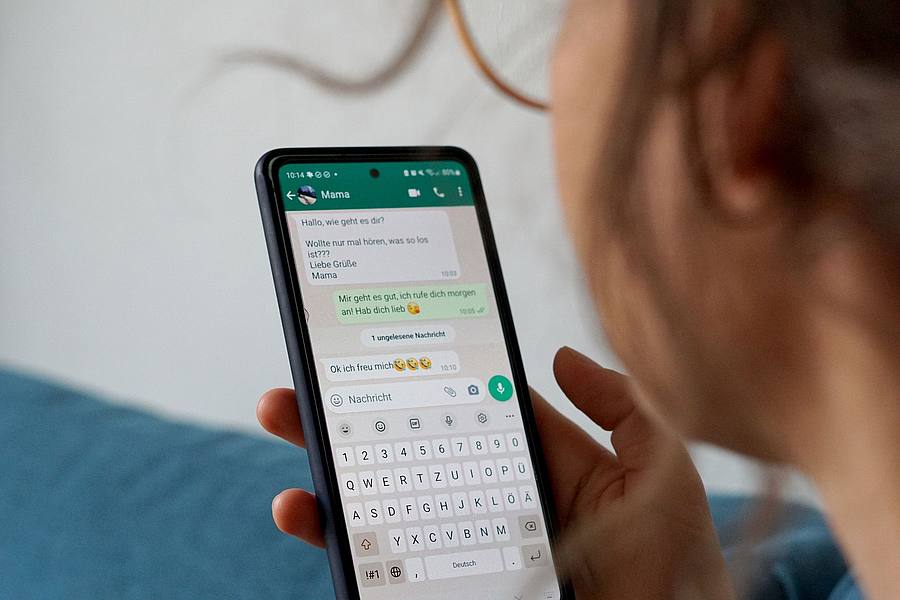 Smartphone in der Hand
