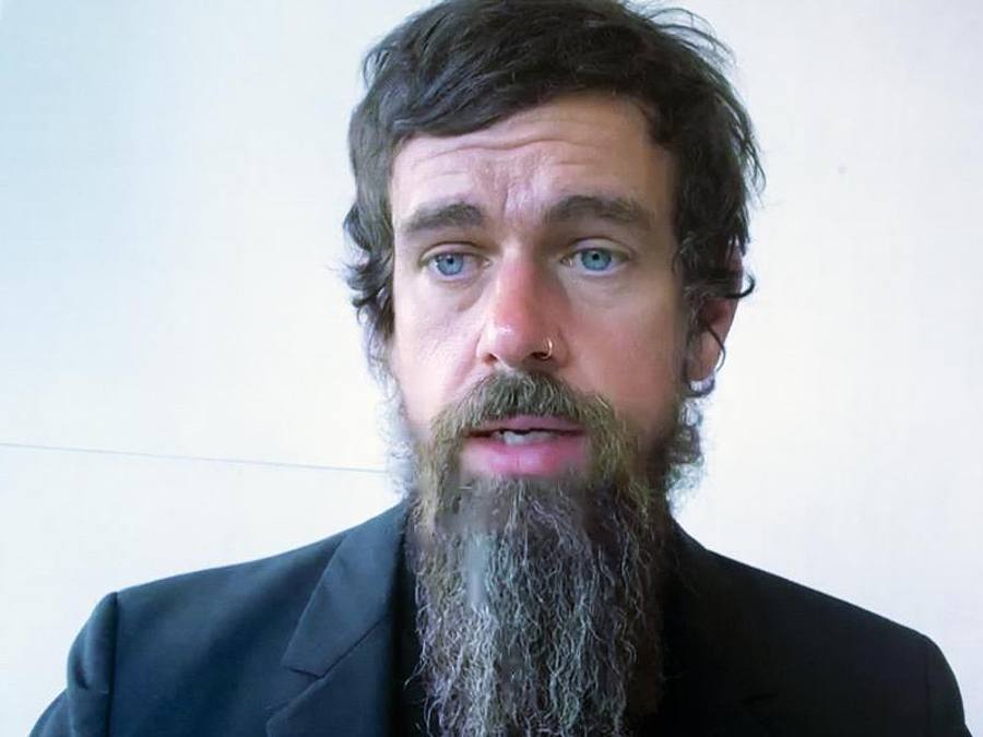 Der heutige Twitter CEO Jack Dorsey schrieb den ersten Tweet am 21. März 2006. Foto: Michael Reynolds/Pool EPA/AP/dpa