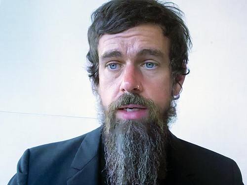 Der heutige Twitter CEO Jack Dorsey schrieb den ersten Tweet am 21. März 2006. Foto: Michael Reynolds/Pool EPA/AP/dpa