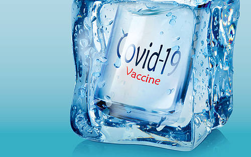 Covid-19 Vaccine tiefgekühlt