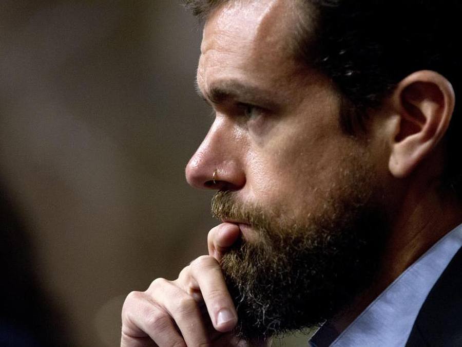 Twitter-Chef Jack Dorsey sagte, man sei die Versuche russischer Einflussnahme «unvorbereitet und schlecht ausgestattet» gewesen. Foto: Jose Luis Magana/AP