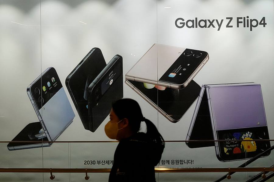 Werbung für Galaxy-Smartphones