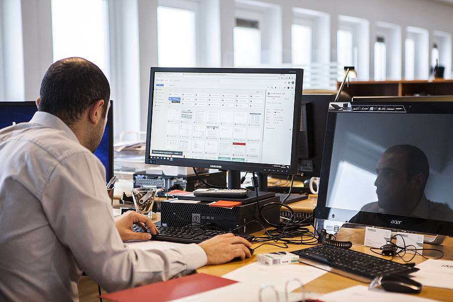 Computer Büro Angestellter