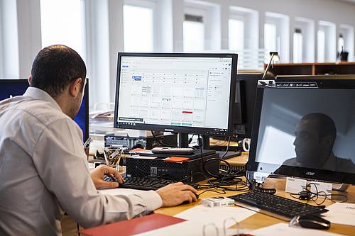 Computer Büro Angestellter