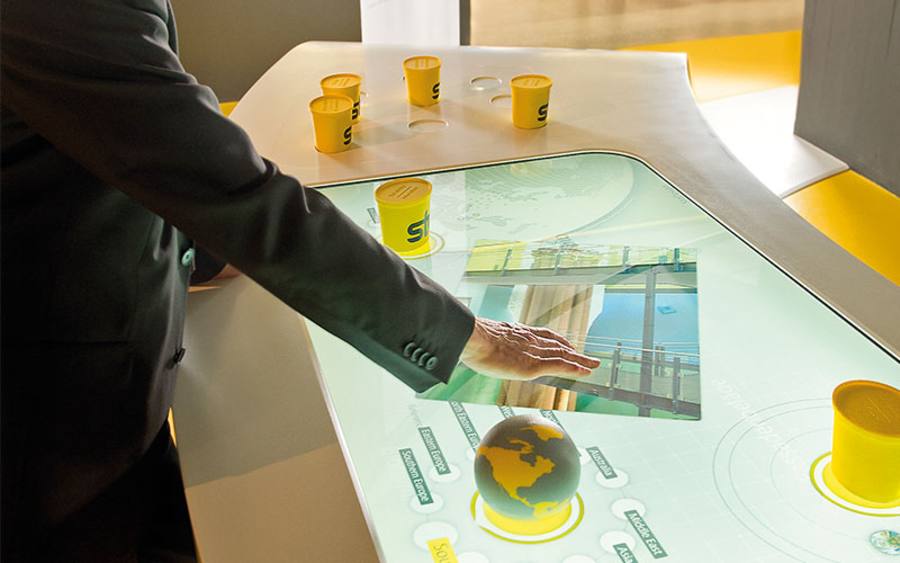 Informationstablet Sto-Gruppe