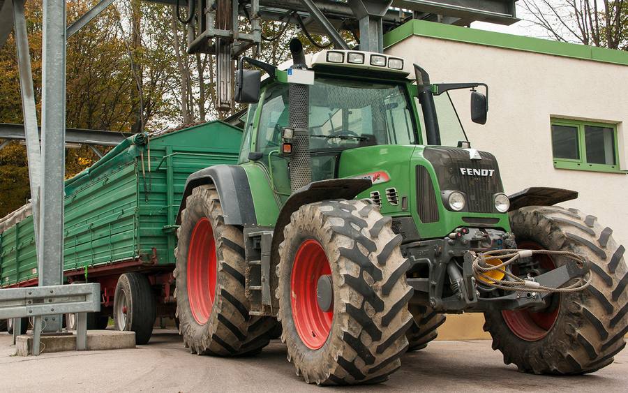Kartoffelanlieferung bei Südstärke