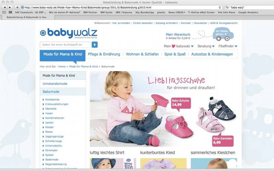 Webshop Baby Walz
