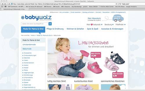 Webshop Baby Walz