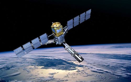 ESA-Satellit als „Wasserforscher“ im Projekt „Soil Moisture and Ocean Salinity“ (SMOS)