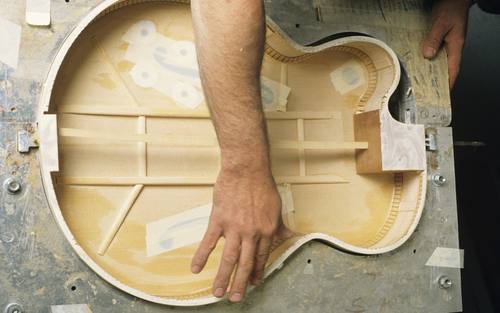Zu jeder einzelnen Komponente einer Gitarre müssen die Namen der geschützten Holzsorten, ihr genaues Gewicht und ihre Herkunft als Datensatz vorgehalten werden