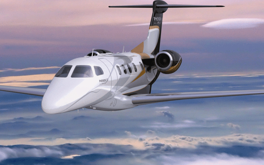 Eine Pheron 300 von Jet Aviation,  Embraer