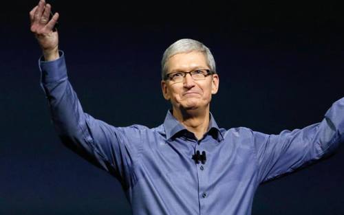 Tim Cook ist seit fünf Jahren an der Spitze von Apple. Foto: Monica Davey