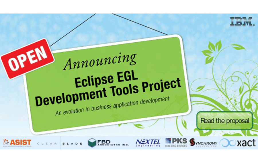 EGL wird Open Source, IBM