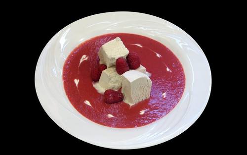 Panna Cotta Himbeere - © Alexander Kalina - sxc.hu