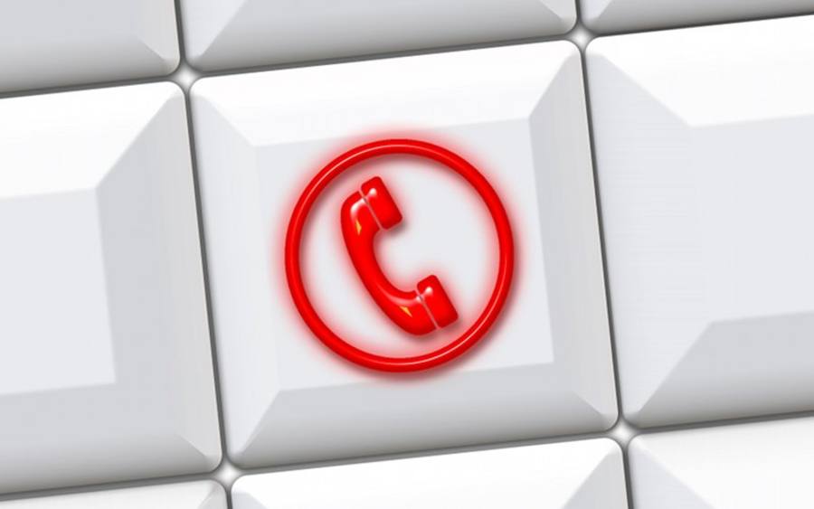 Telefon-Button auf der PC-Tastatur