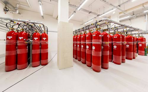 Brandschutz in FRA11 von Interxion