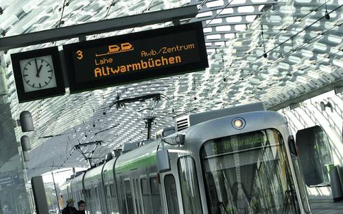 Zugzielanzeiger, Bildquelle: Üstra