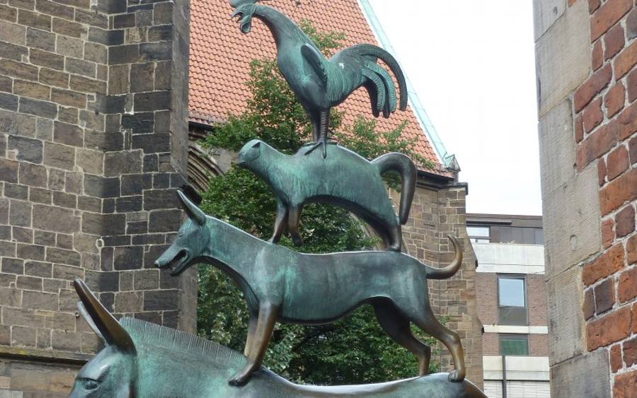 Bremer Stadtmusikanten, Bildquelle: © Lisa Schwarz/pixelio.de