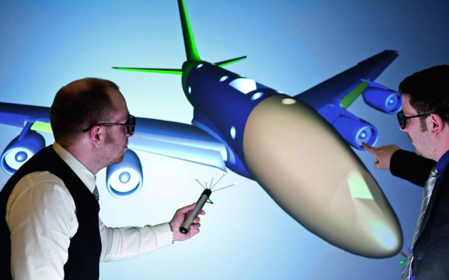 Modellflugzeug, Bildquelle: DLR