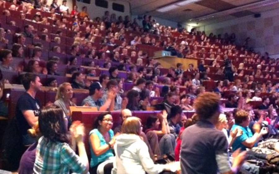 Hörsaal, Bildquelle: Pressestelle/Universität Bielefeld