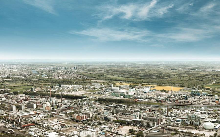 Blick über den Industriepark Höchst