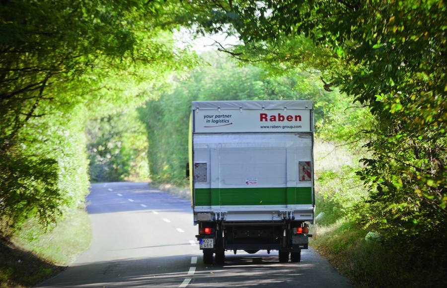 LKW der Raben Trans European Company